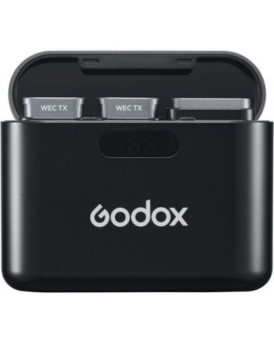 Godox WEC 2-Person Wireless Microphone System for Cameras and Mobile Devices (2.4 GHz)