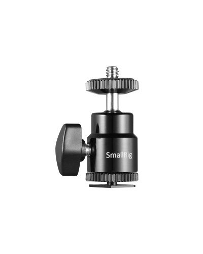 SmallRig Camera Hot Shoe Mount with 1/4"-20 Screw Ball Head (2pcs Pack)