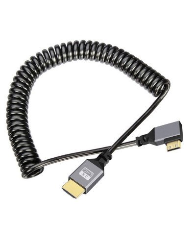 4K UHD HDMI TO MINI HDMI Right 2.4m Cable
