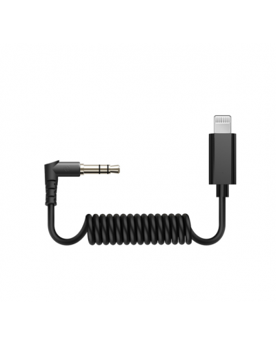 Hollyland 3.5mm TRS to Lightning Coiled Cable