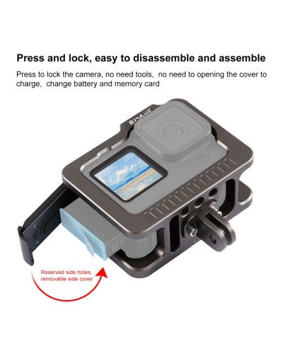 PULUZ Frame Expansion Metal Cage for GoPro HERO13/12/11/10/9