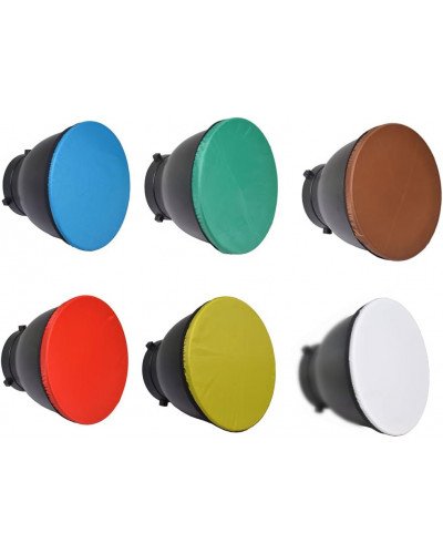Standard Studio Strobe Reflector Light Soft Diffuser 6 Colors