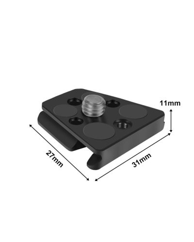 Quick Release Plate Clamp V-Lock Mount for DSLR Action Camera