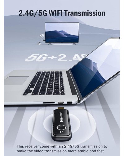 Lemorele Wireless HDMI Transmitter and Receiver (G57)