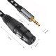 Braided 1/8'' 3.5mm TRS Jack to Dual XLR Female OFC Audio Cable Braided 1/8'' 3.5mm TRS Jack to Dual XLR Female OFC Audio Cable