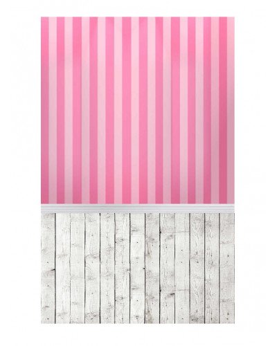 150x200cm Wood Floor Photography Backdrop Pink Wall Background For Studio