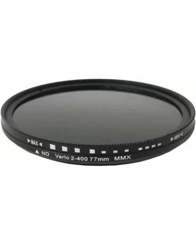 ND2 to ND400 Neutral Density Filter Slim Fader for Camera 77mm
