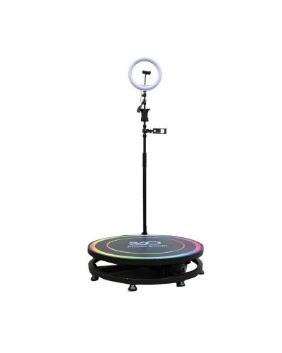 360Photo Booth Rotating Machine For Events Parties Automatic Spin Selfie Platform 80CM