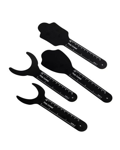 4pcs/set Durable Dental Photo Contrast Board Photography Black Background Board Palatal Contraster Board Oral Cheek