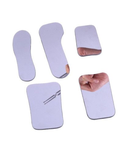 5pcs/set Dental Double Side Orthodontic Reflector Intra-oral Photography Mirrors Reflector for Orthodontic Taking Photo