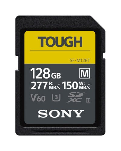 Sony 128GB SF-M Tough Series UHS-II SDXC Memory Card Sony 128GB SF-M Tough Series UHS-II SDXC Memory Card