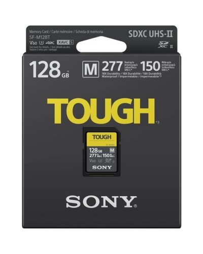Sony 128GB SF-M Tough Series UHS-II SDXC Memory Card