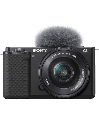Sony ZV-E10 Mirrorless Camera with 16-50mm Lens (Black)