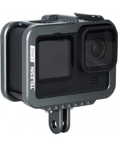 TELESIN Aluminium Alloy Frame Case for GoPro Hero 13/12/11/10/9