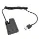 Power Bank Supply USB Adapter DC Coupler DR-E6 LP-E6 for Canon EOS 5D Mark II/III/IV, 5DS, 5DS R, 6D, 6D Mark II, 7D, 7D Mark II, 60D, 70D, 80D