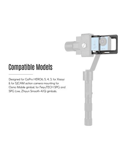 Gimbal Adapter Plate Switch Mount Plate for GoPro Gimbal Adapter Plate Switch Mount Plate for GoPro