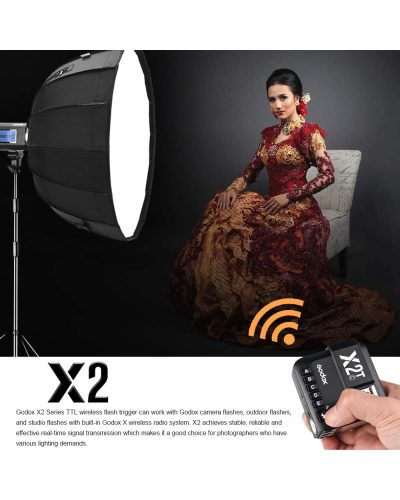 Godox X2 2.4 GHz TTL Wireless Flash Trigger for Canon
