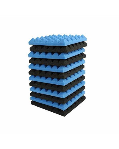Black&Blue Charcoal Acoustic   Foam