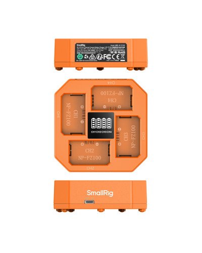 SmallRig 4-Channel Camera Battery Charger for Sony NP-FZ100