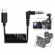 TRS USB-C / Type-C to 3.5mm Audio Adapter Cable for DJI Osmo Action 4/3/2 / Pocket 3 TRS USB-C / Type-C to 3.5mm Audio Adapter Cable for DJI Osmo Action 4/3/2 / Pocket 3