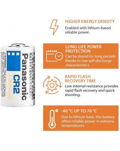 Panasonic Primary Lithium Battery (CR2)