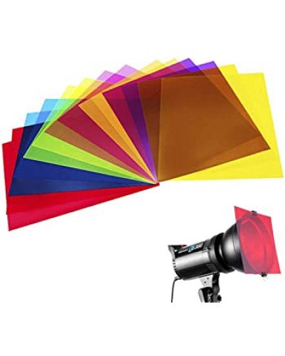 12inch 11in1 Transparent Correction Light Gel Filter Film Sheet
