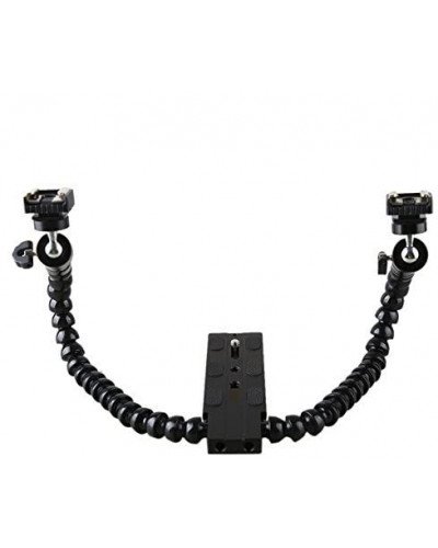 Flexible Magic Arm Camera Flash Bracket Mounting with Standard Hot-shoe