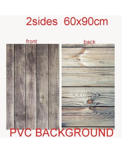 60X90cm 2sides 24color PVC Photography Backdrops
