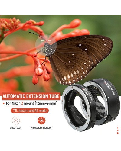 Viltrox DG-Z Auto Focus AF Macro Extension Tube Lens Adapter