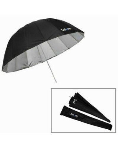 Selens 65" 165cm Parabolic Deep Reflective Umbrella Silver Color 