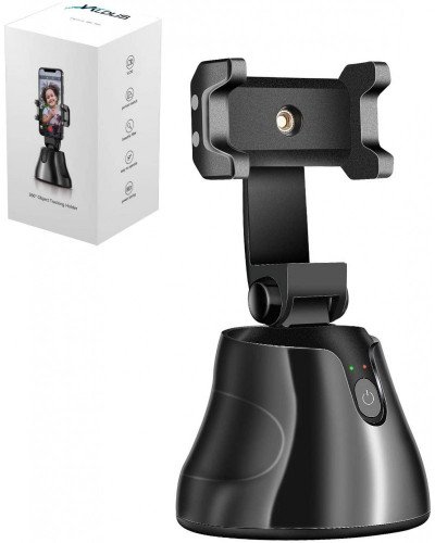 Black 360° Object Tracking Holder Smart Shooting Camera Phone Holder