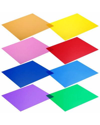 فلاتر اضاءة ملونه color gel filter