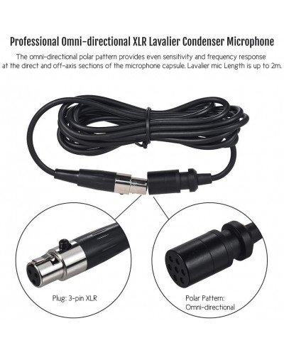 Boya BY-M11OD Professional Omnidirectional XLR Lavalier Microphone
