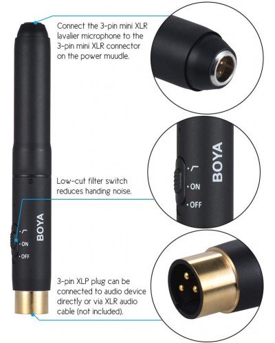 Boya BY-M11OD Professional Omnidirectional XLR Lavalier Microphone