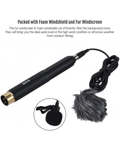 Boya BY-M11OD Professional Omnidirectional XLR Lavalier Microphone