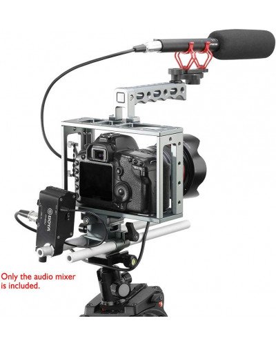 BOYA by-MA2 Dual-Channel XLR Audio Mixer with 6.35mm Input 3.5mm Jack