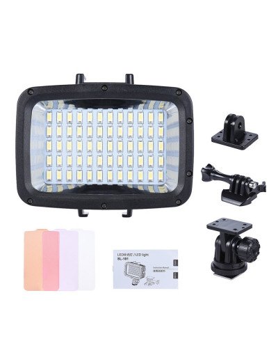  اضاءة ضد الماء حتى عمق 40 متر   Ultra Bright 1800LM 3 Modes Waterproof Underwater 40m 5500K 60pcs LED