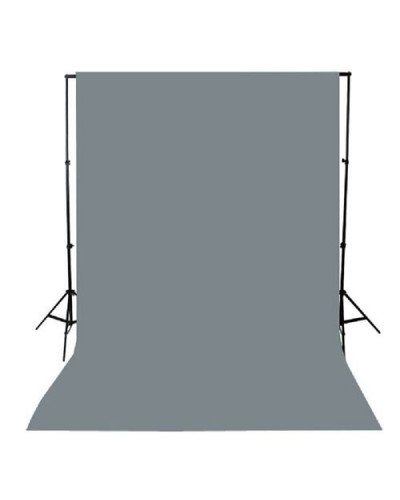 Muslin Grey Backdrop 3x6m