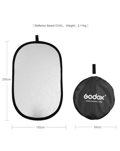 Godox 150*200cm 5 in 1 portable photography reflector Godox 150*200cm 5 in 1 portable photography reflector