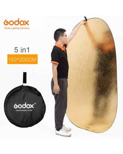 Godox 150*200cm 5 in 1 portable photography reflector Godox 150*200cm 5 in 1 portable photography reflector