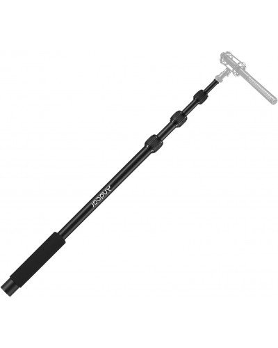 Microphone Boom Arm 4-Section Extendable Mic Arm Carbon Fiber Boom Pole for Microphones