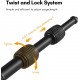 Microphone Boom Arm 4-Section Extendable Mic Arm Carbon Fiber Boom Pole for Microphones