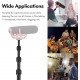 Microphone Boom Arm 4-Section Extendable Mic Arm Carbon Fiber Boom Pole for Microphones