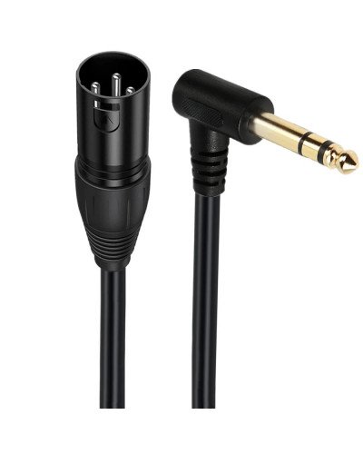 6.35mm (1/4 inch) TRS Male to 3-Pin XLR Male Balanced Signal Interconnect Cable