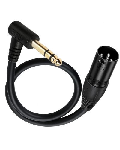 6.35mm (1/4 inch) TRS Male to 3-Pin XLR Male Balanced Signal Interconnect Cable