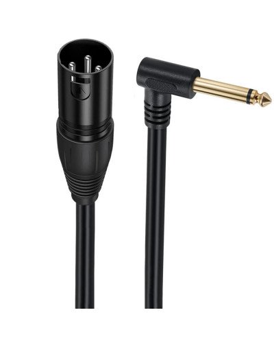 6.35mm TS 1/4 Mono Male to 3Pin XLR Male Unbalanced Microphone Interconnect Cable 6.35mm TS 1/4 Mono Male to 3Pin XLR Male Unbalanced Microphone Interconnect Cable