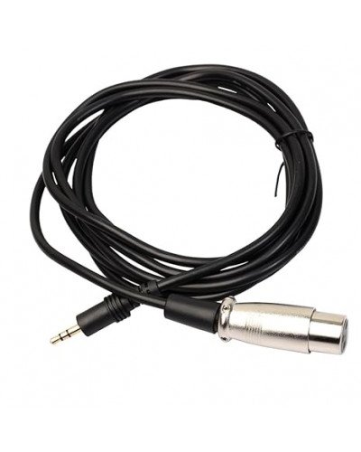 Aux 3.5mm (1/8 Inch) Male to XLR 3-Pin Male Stereo Audio Cable 1.5M