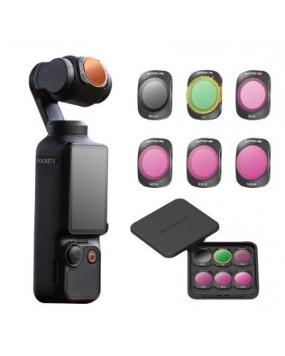 DJI Osmo Pocket 3/4 Filter Accessories ND8/16/32/64 ND256 Filter MCUV Filter Adjustable CPL Filter ND+PL Filter