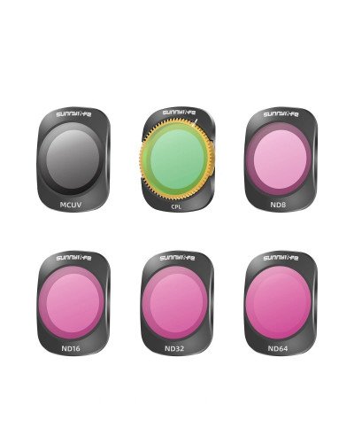 DJI Osmo Pocket 3/4 Filter Accessories ND8/16/32/64 ND256 Filter MCUV Filter Adjustable CPL Filter ND+PL Filter