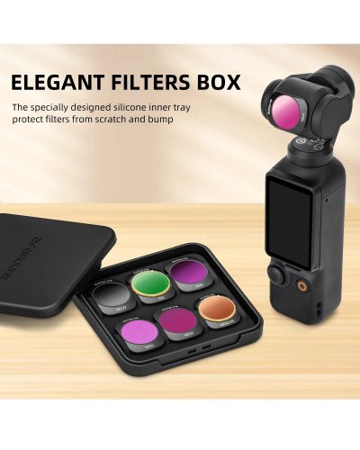 DJI Osmo Pocket 3/4 Filter Accessories ND8/16/32/64 ND256 Filter MCUV Filter Adjustable CPL Filter ND+PL Filter